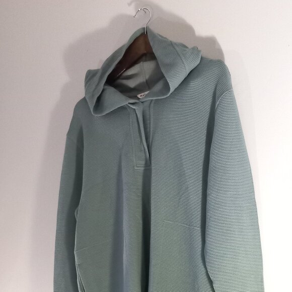 ATHLETA long oversized blue-grey hoodie - Picture 3 of 15